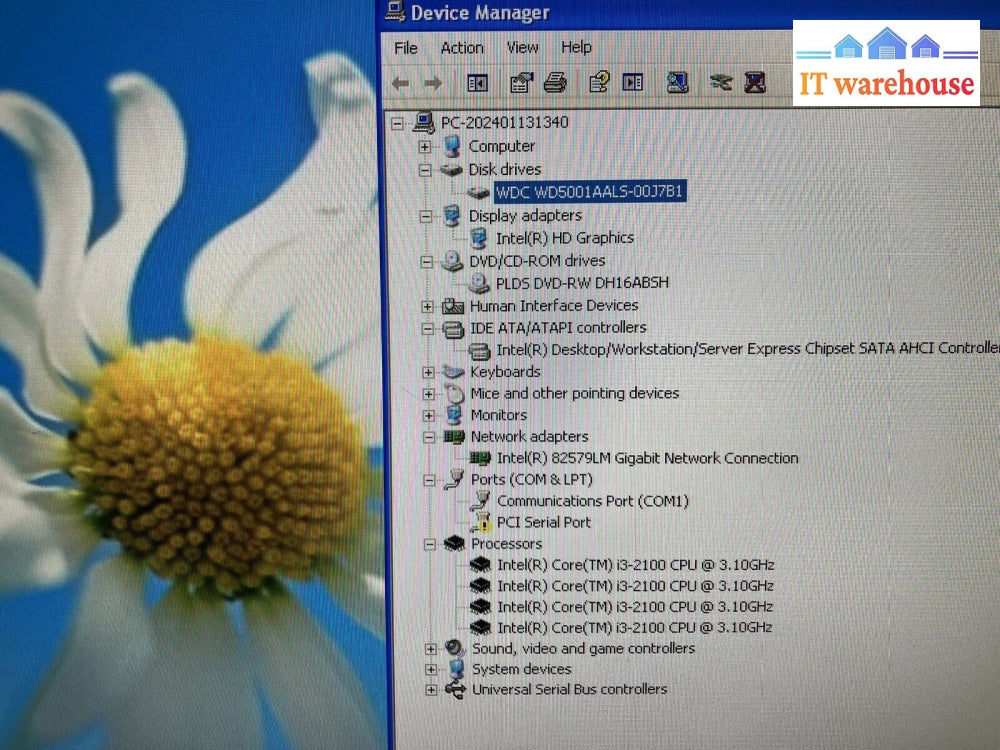 ~ (Nice) Lenovo ThinkCentre M81 SFF PC Core i3-2100 4GB RAM 500GB Windows XP Pro