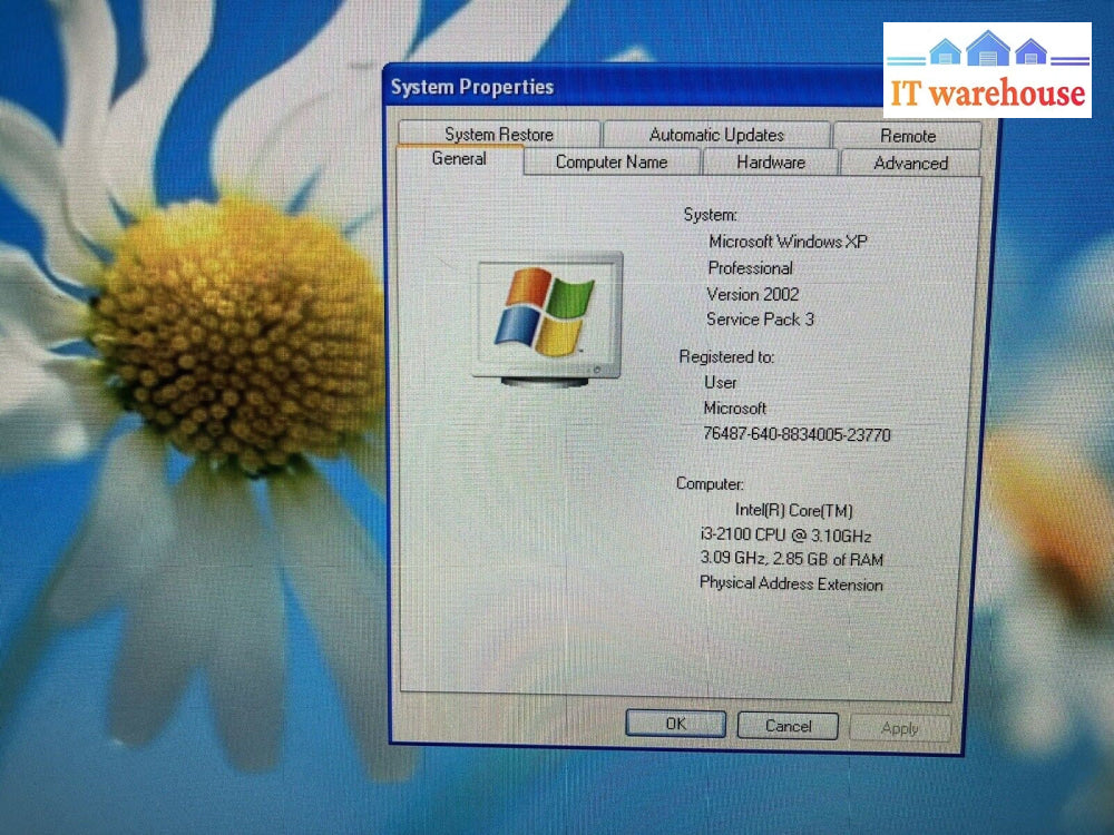 ~ (Nice) Lenovo ThinkCentre M81 SFF PC Core i3-2100 4GB RAM 500GB Windows XP Pro