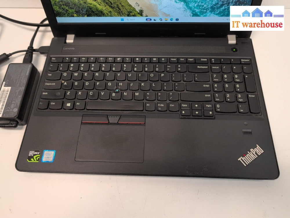 (NICE) Lenovo ThinkPad E570 15.6" Laptop i5-7500U/16GB /250GB SSD/Win 11 -