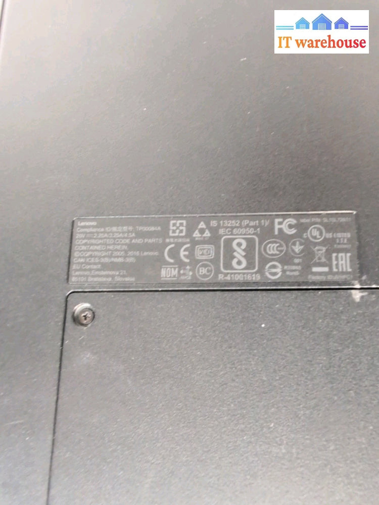 (NICE) Lenovo ThinkPad E570 15.6" Laptop i5-7500U/16GB /250GB SSD/Win 11 -