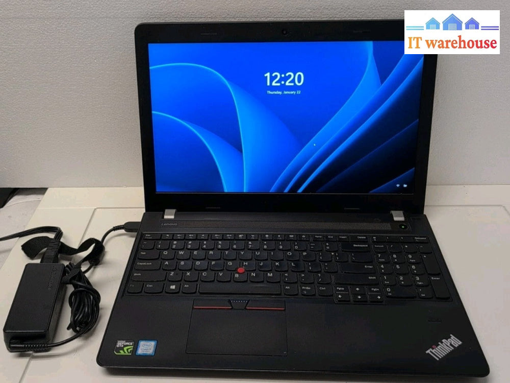 (NICE) Lenovo ThinkPad E570 15.6" Laptop i5-7500U/8GB /250GB SSD/Win 11 -