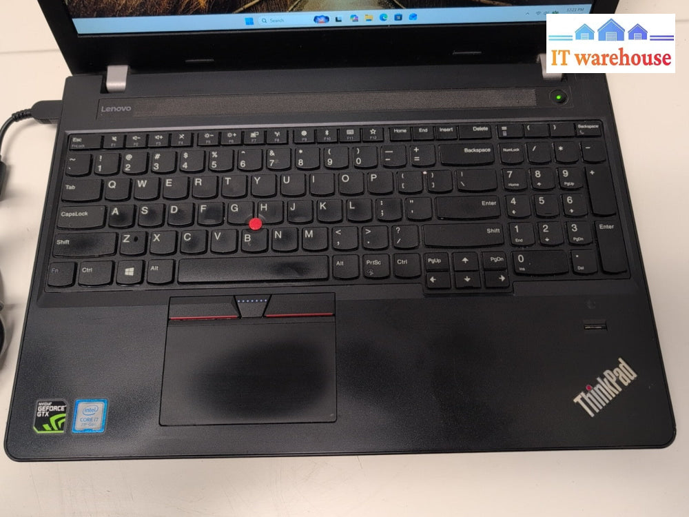 (NICE) Lenovo ThinkPad E570 15.6" Laptop i5-7500U/8GB /250GB SSD/Win 11 -