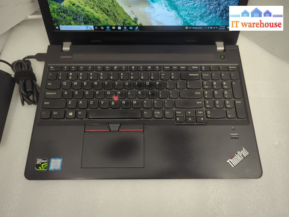 (NICE) Lenovo ThinkPad E570 15.6’’ Laptop i7-7500U/16GB /240GB SSD/GTX950M/Win10-