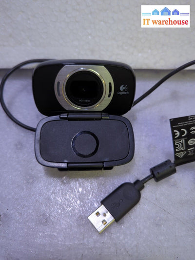 - Nice Logitech Usb Hd Webcam 1080P 8.0 Megapixel V-U0027 Tested