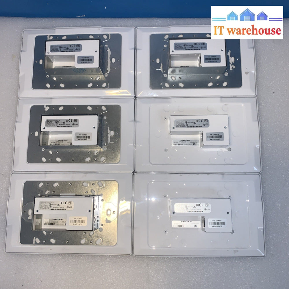 Nice ~ Lot of 6 Crestron TSW-760 7" Touch Screen unit