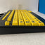 Nice Maxell Vision LargePrint Keyboard PC USB Wired Black Yellow Keys Computer ~