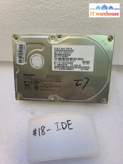 - (Nice) Maxtor D740X-6L 20Gb 3.5’ Ide Hdd Ultra-Ata/133 7200 Rpm 2Mb