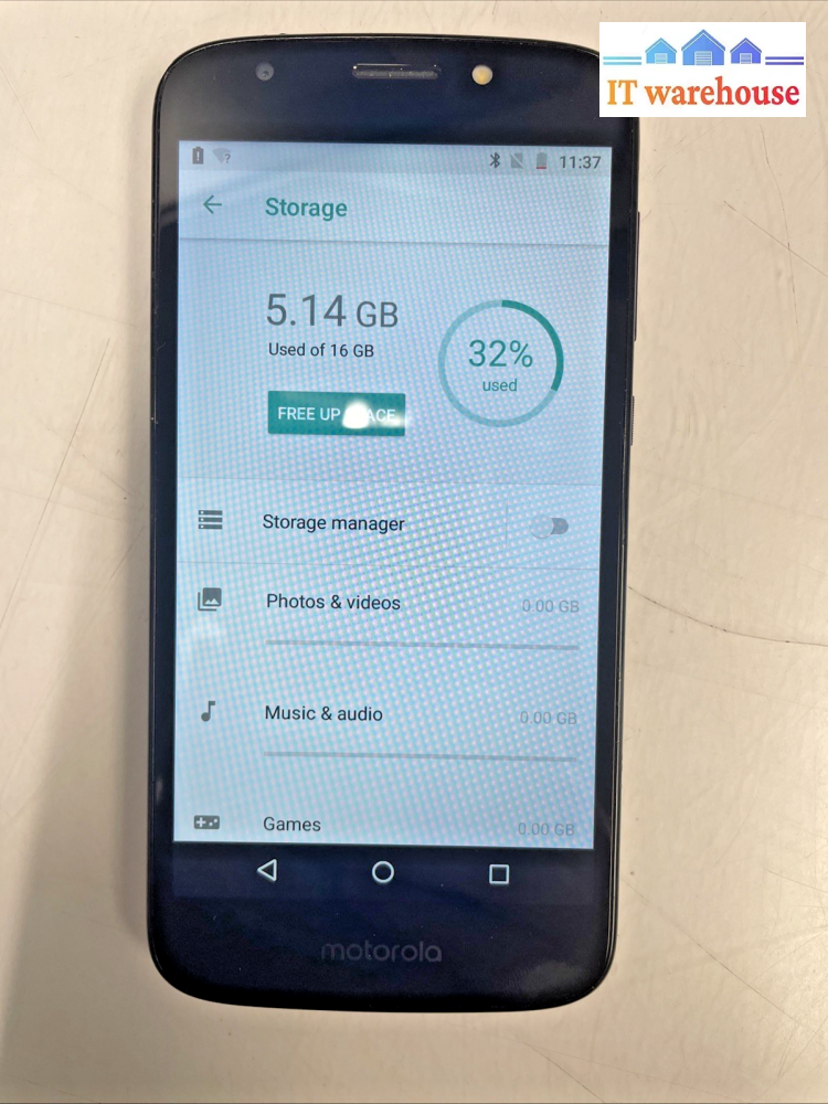 Nice Motorola Moto E5 Play  16GB (Unlocked)  Smartphone Tested  +