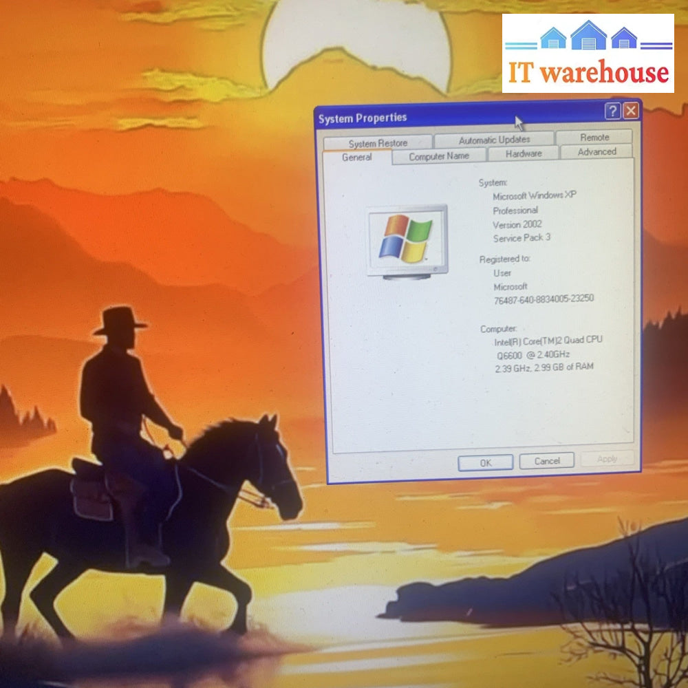 Nice & quiet ~ Acer  Q6600 3GB 500GG (new HD) DVDRW 9IN 1 card reader Windows XP