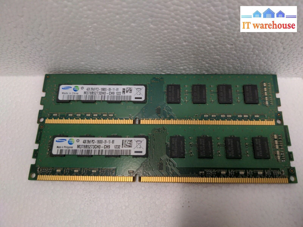 - (Nice) Random Brand pair 2x 4GB (8GB) DDR3 PC3 Non-ECC Desktop Memory Ram