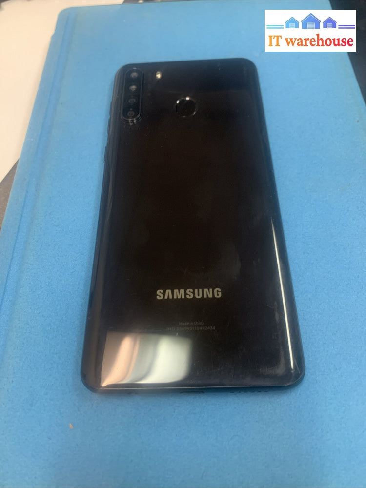 Nice ~ Samsung Galaxy A21 SM-A215W Black (parts or repair)