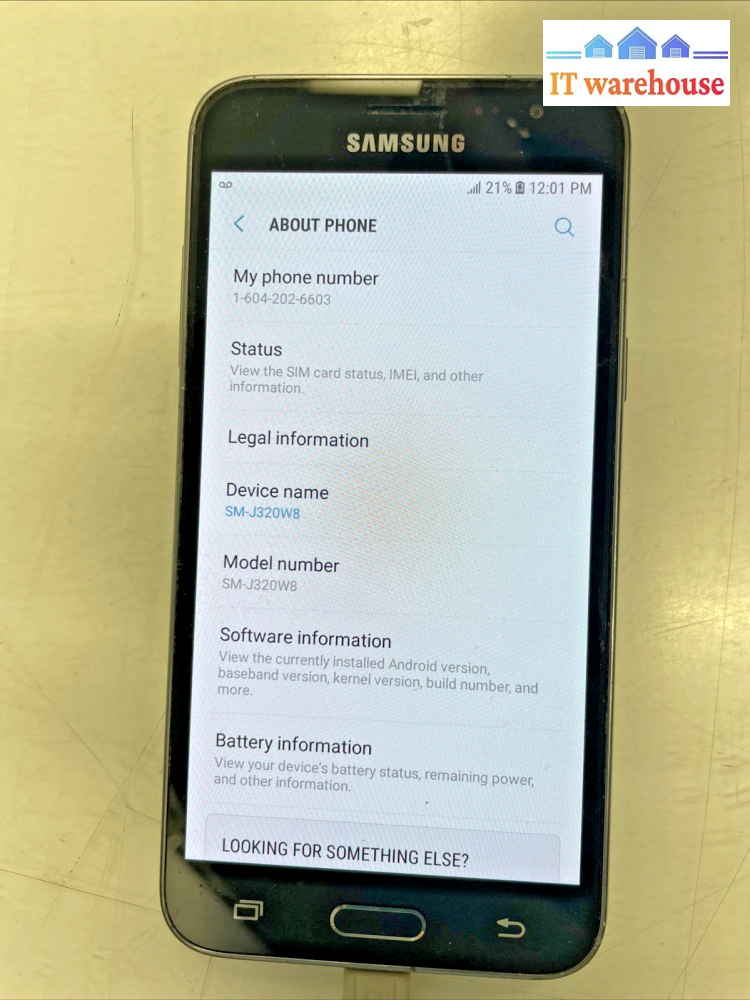 Nice Samsung Galaxy J3  16G  SM-J320W8 (Unlocked) Smartphone Tested  +