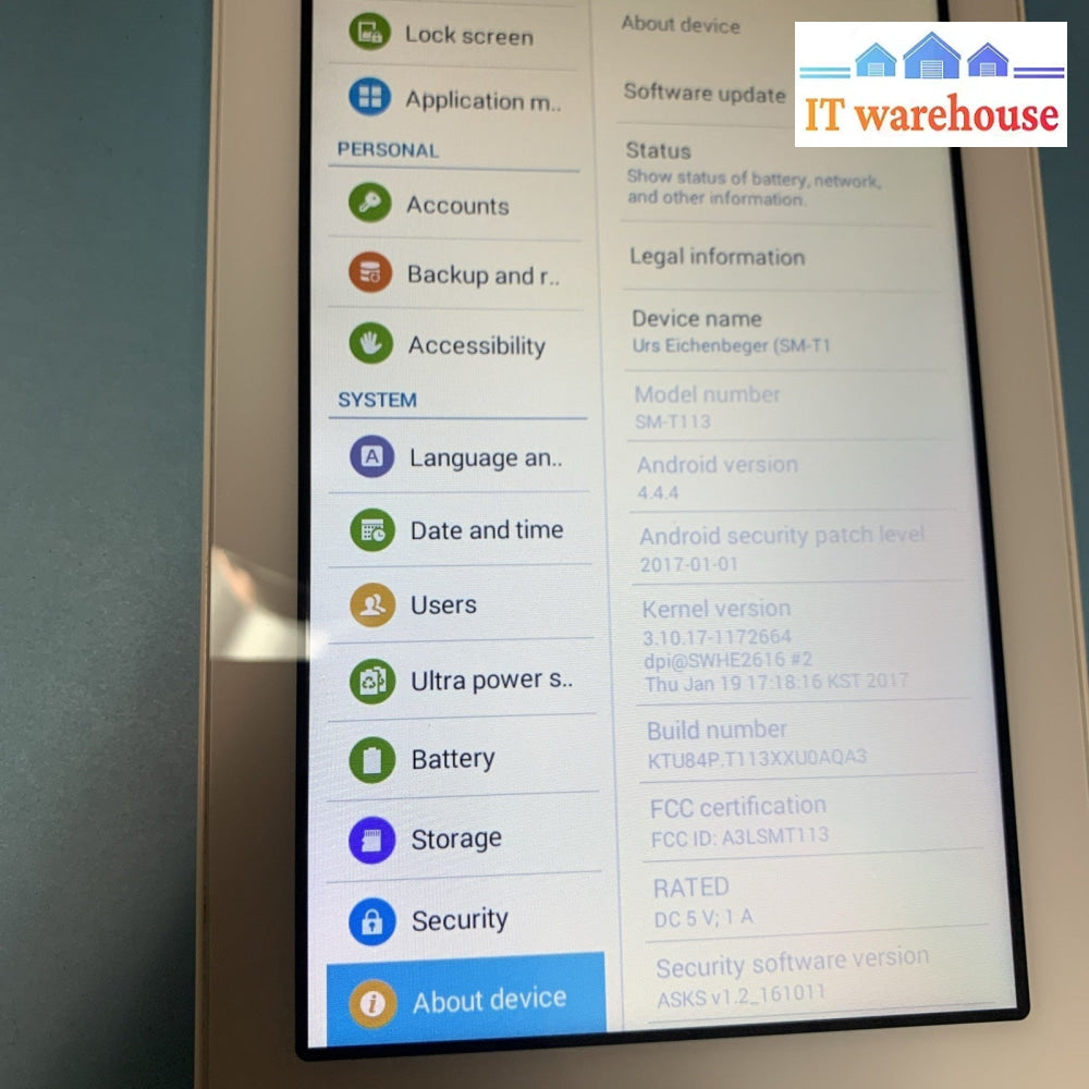 (Nice) Samsung SM-T113 Galaxy Tab E Lite - 8 GB