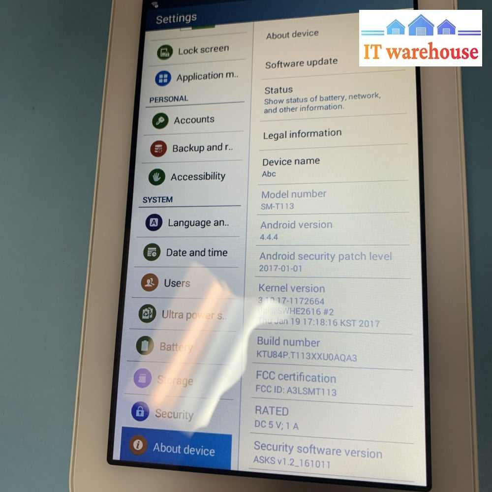 (Nice) Samsung SM-T113 Galaxy Tab E Lite - 8 GB