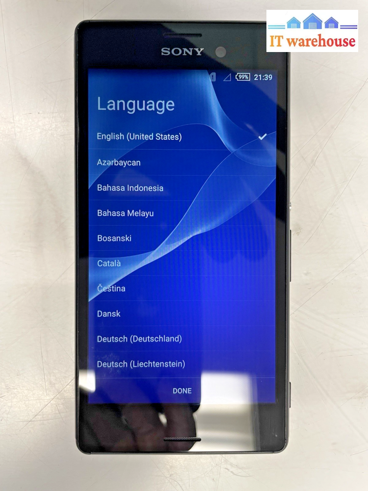 Nice Smartphone Xperia E2306 16G Unlocked TESTED  +