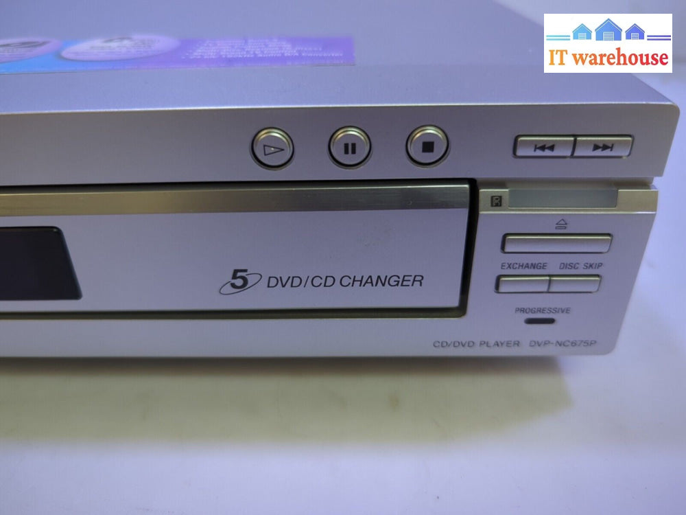 Nice ~ Sony DVP-NC675P CD DVD 5-Disc Player  (No Remote)-