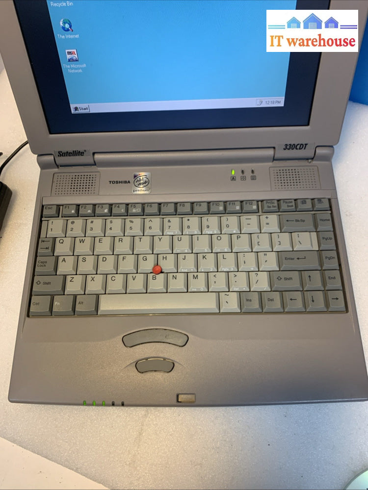 Nice~ Toshiba Satellite 330CDT/4.0 Pentium 64MB 10G Windows 95 (working battery)