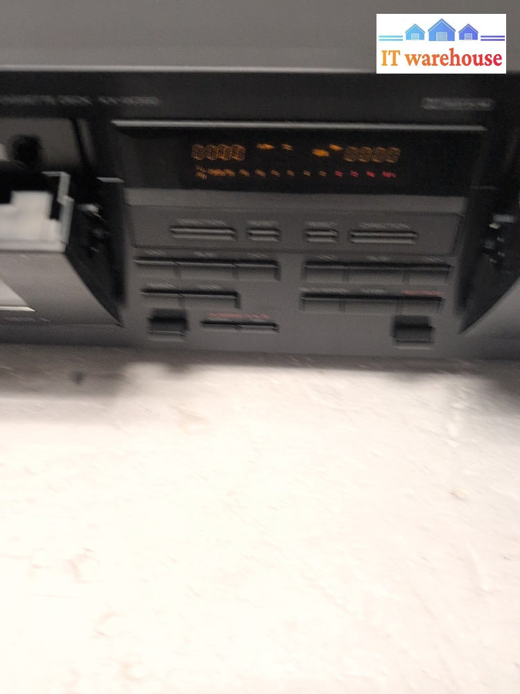(NICE) Yamaha KX-W392 Dual Deck Double Cassette Player & Recorder -