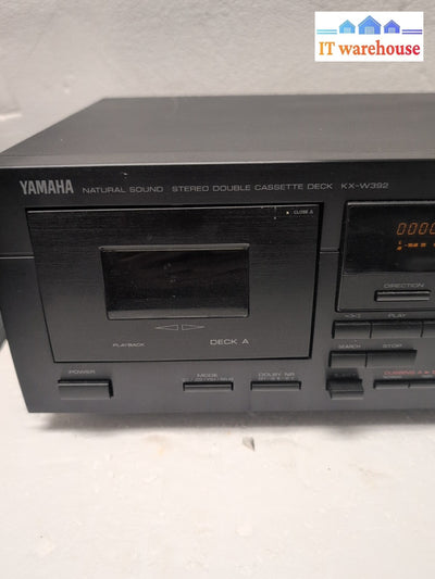 (NICE) Yamaha KX-W392 Dual Deck Double Cassette Player & Recorder -
