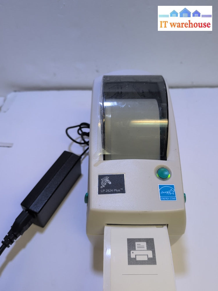 (NICE) Zebra LP2824 Plus Direct Thermal Label Printer (ETHERNET + USB) -