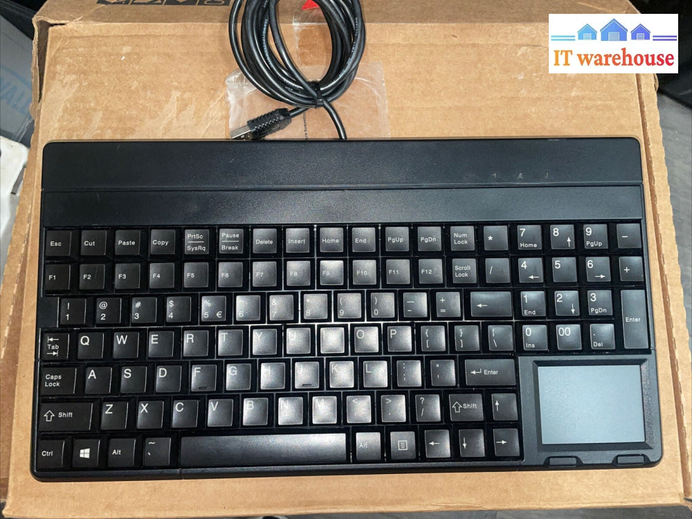 (Nice) ZF Electronics Cherry G86 SPOS G86-624001EUADAA Wired Black USB Keyboard
