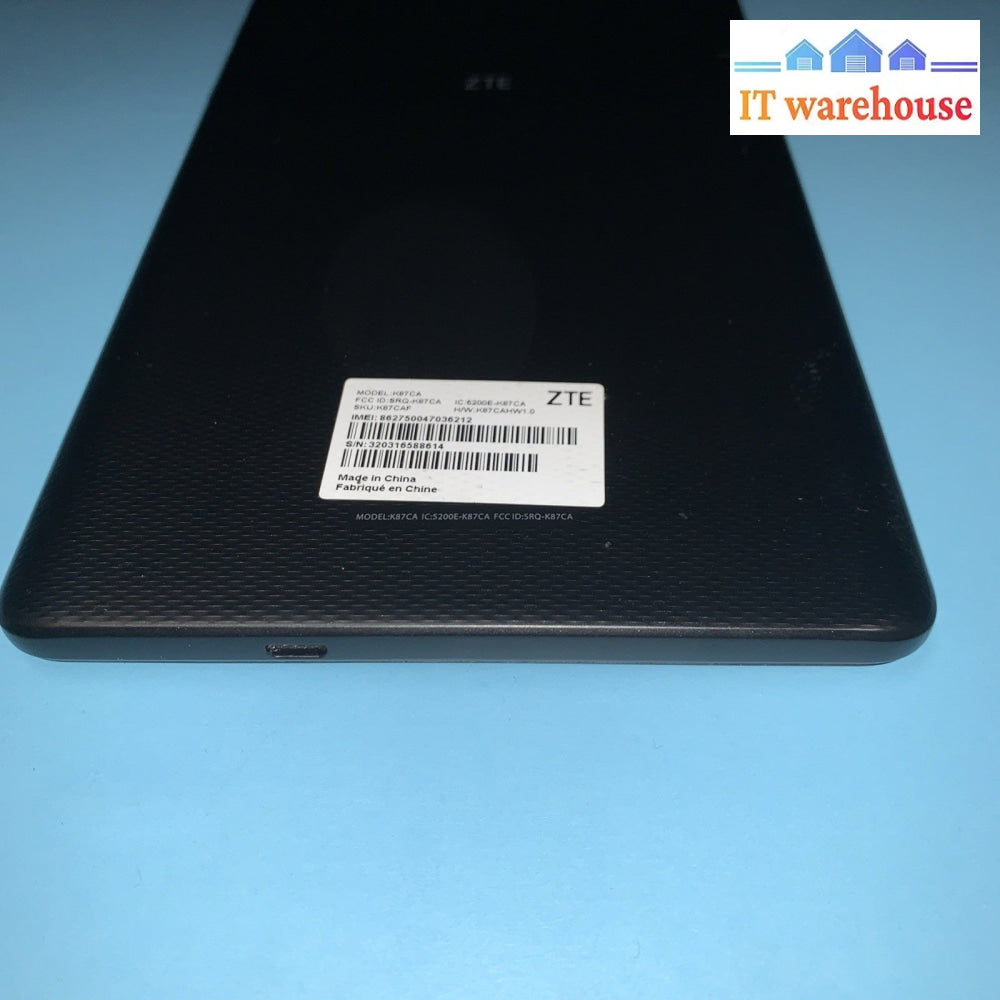 (Nice) ZTE Grand X View 4 K87CA - 32GB WiFi + Cellular 4G (Unlocked) Black