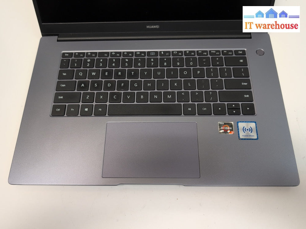 (NO POWER, PARTS) Huawei MateBook 15" Boh-WAQ9R Laptop RYZEN 5 CPU (No SSD) -