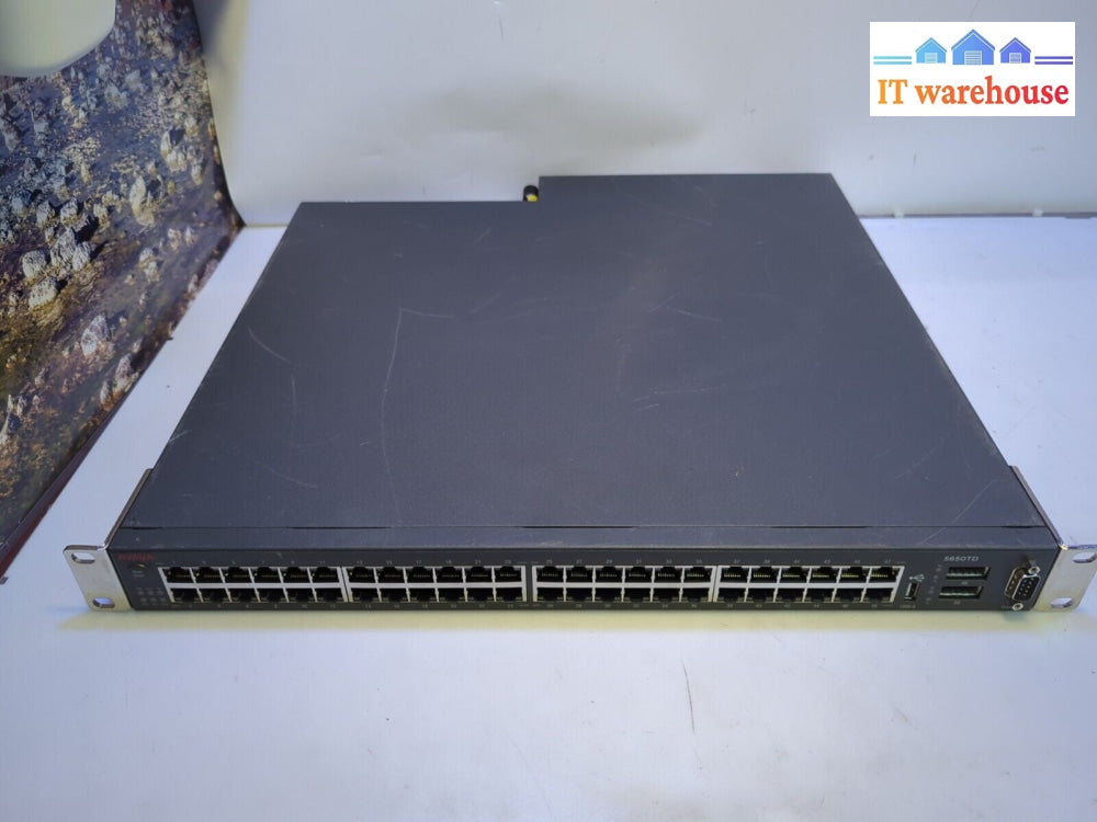 NORTEL 5650-TD 48 Ports Rackmount Gigabit Network Switch - 
