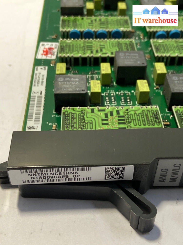  Nortel Anlg M/WLC NT8D09CAE5 Analog Message Waiting Line Card