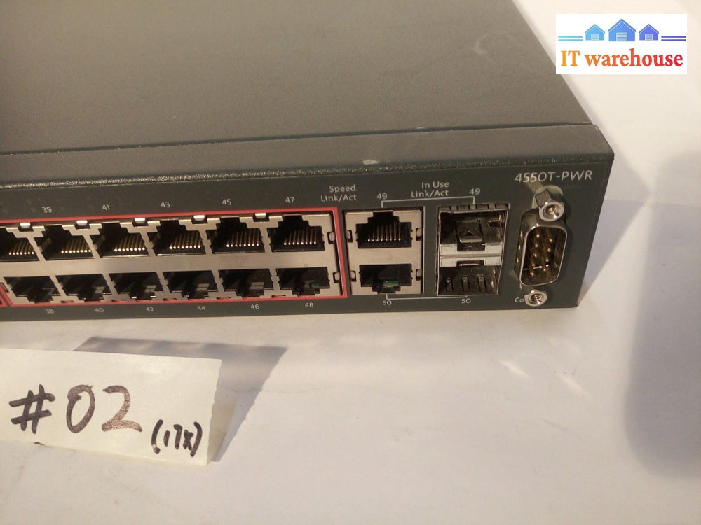 -Nortel Avaya 4550T-PWR 4500 48-Port 10/100BaseTX PoE Ethernet Routing Switch @@