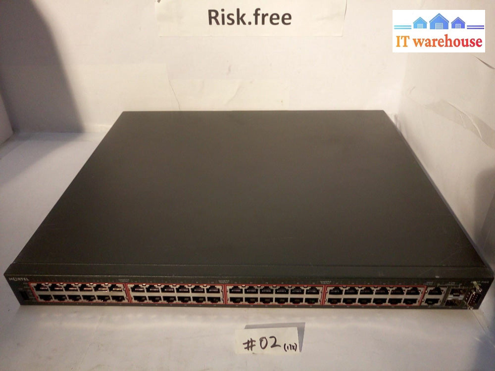 -Nortel Avaya 4550T-PWR 4500 48-Port 10/100BaseTX PoE Ethernet Routing Switch @@