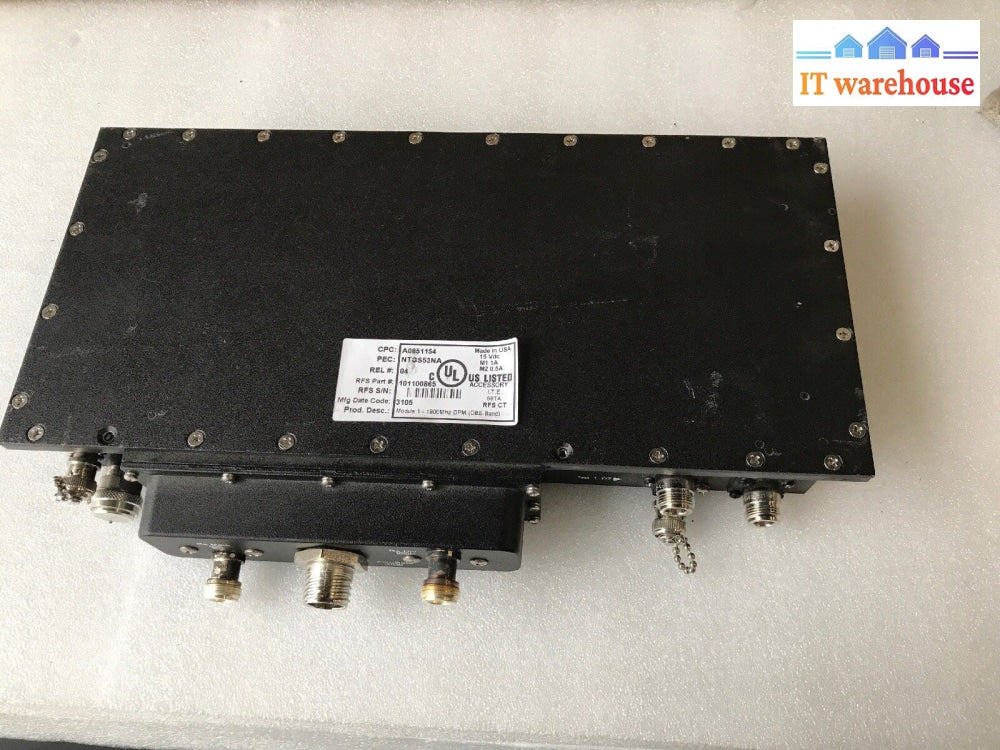 NORTEL NETWORKS DUPLEXER PRESELECTOR MODULE 1900MHZ A/D BAND NTGS53NA 04