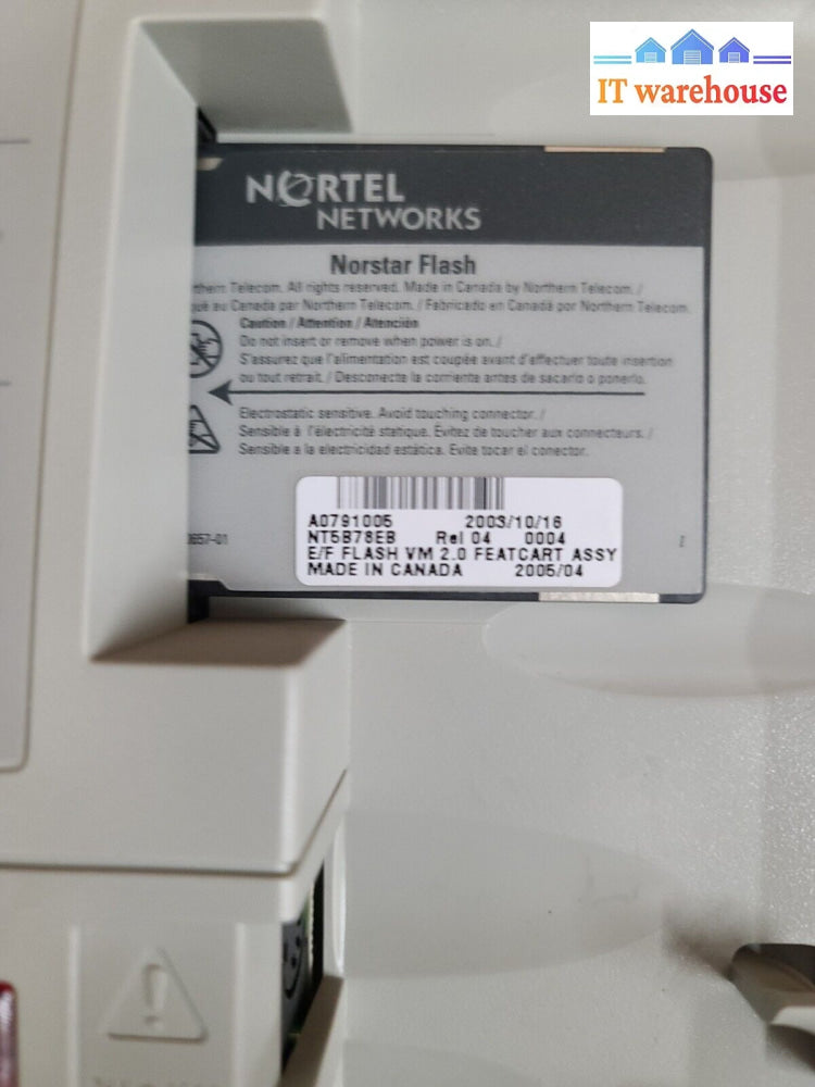 - Nortel Norstar Startalk Flash Ntab2456 Nntm8456Feyr W/Nt5B78Eb (No Adapter)