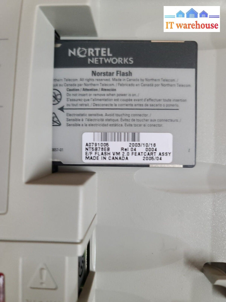 Nortel Norstar StarTalk Flash NTAB2456 NNTM8456FEYR  W/NT5B78EB (NO ADAPTER)-