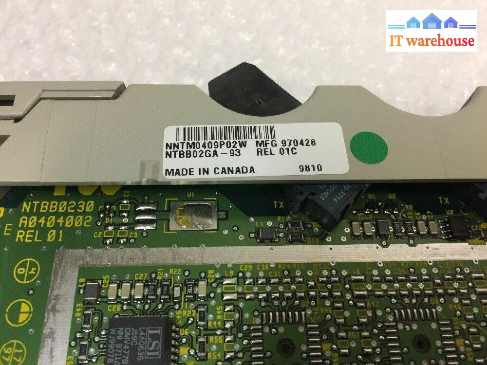 - Nortel Ntbb02Ga-93 2-Port Slim Fiber Expansion Card Cartridge