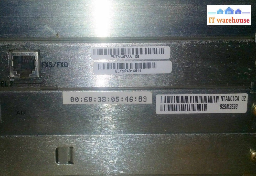 Nortel Passport  4400 Series 4450 NTAU09CA w/ NTAU62AA (AV M/2)