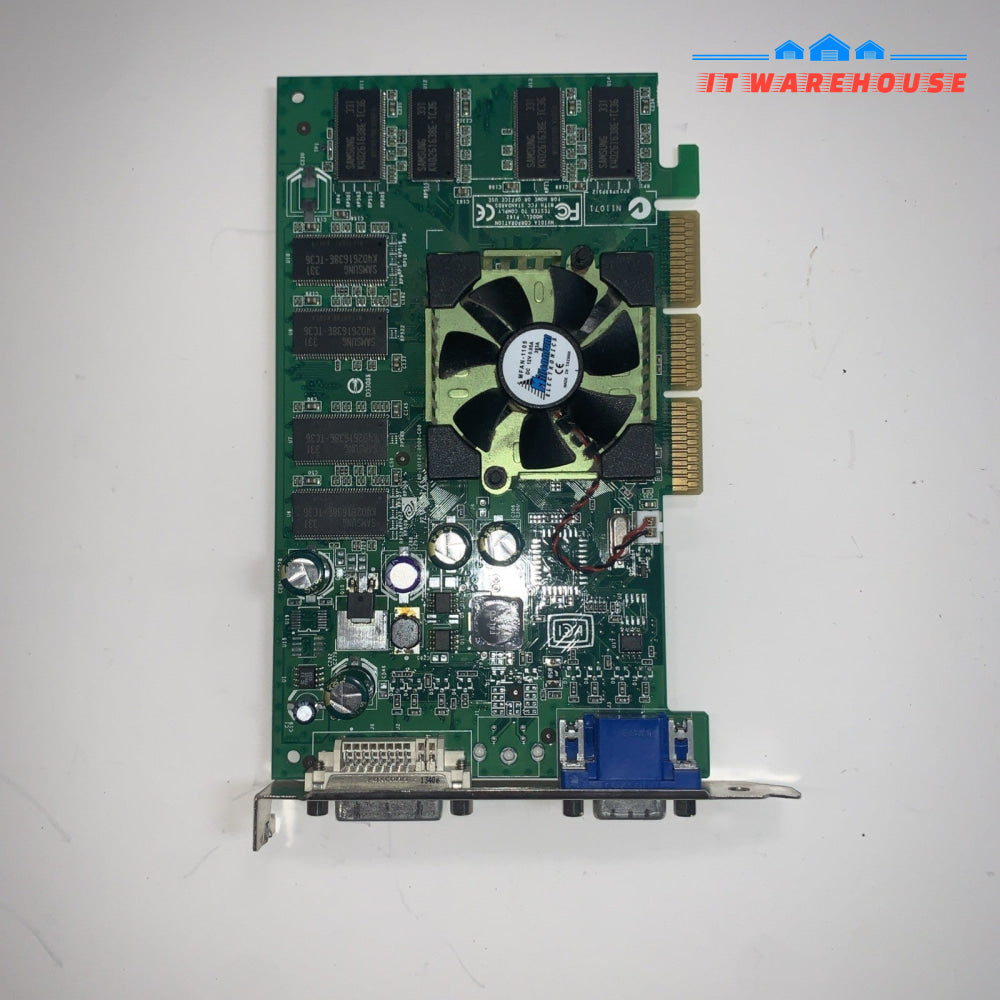 NVidia Dell GeForce FX5200 128MB AGP DVI Graphics Video Card U0842 0U0842