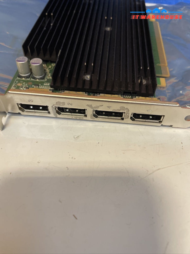 Nvidia Quadro NVS 450 512 PCI-e DisplayPort Video Graphics Card HP 4x DP ports