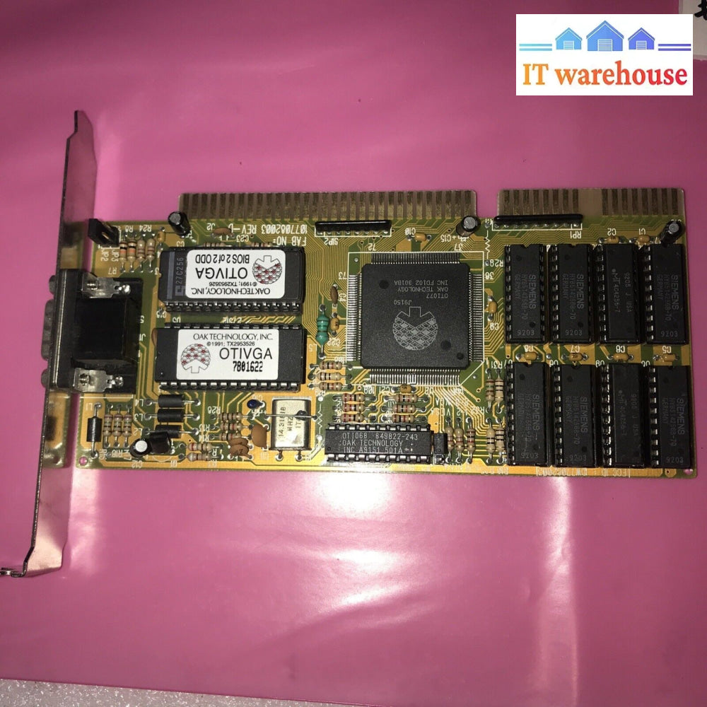 Oak Otivga Ot1077 Vga Graphics Card