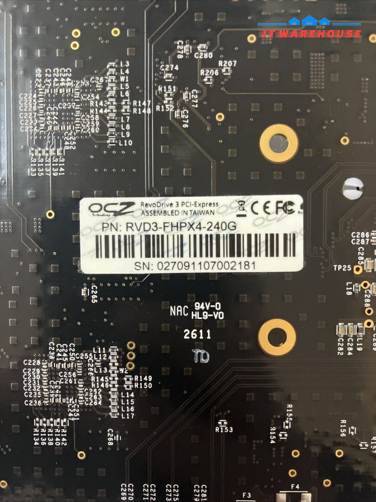 OCZ RVD3-FHPX4-240G RevoDrive 240GB PCI-E Add-in Card Solid State Drive SSD ~