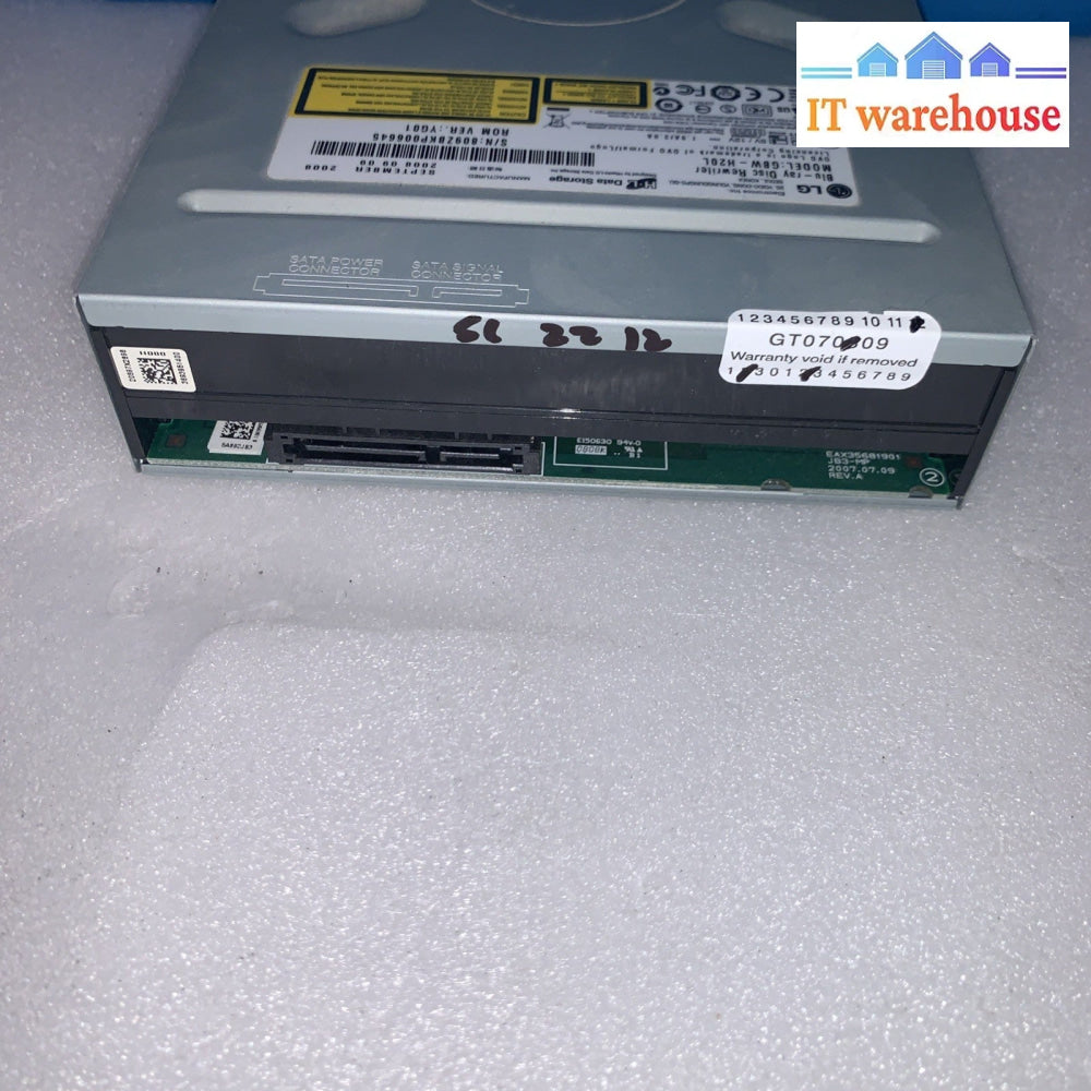 OEM LG BLACK 6X BD-R 2X BD-RE 16X DVD+R SATA SUPER-MULTI BLU-RAY BURNER GBW-H20L