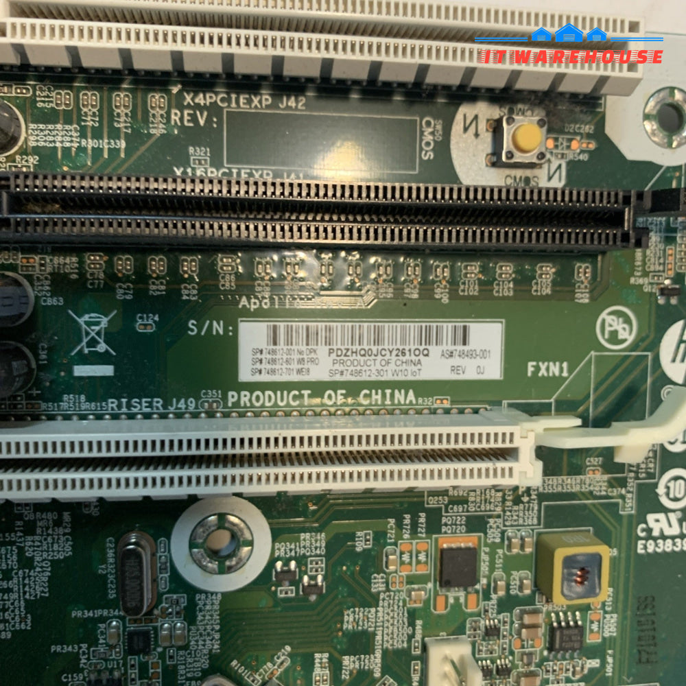 One HP Pro RP5810 Motherboard 748612-701 748612-301 w/ CPU