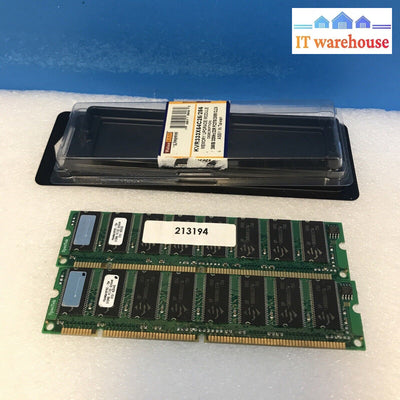 One Pair ~ 512Mb Pc133 Sdram Dimm 168-Pin Non-Ecc Desktop Memory