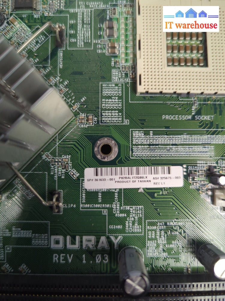 ONE XW4100 875PE Workstation Main Board 331224-001 361633-001  -