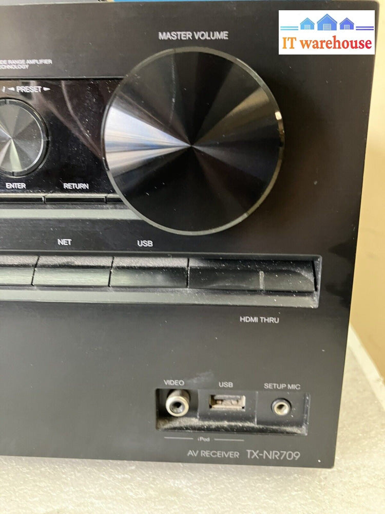 ~ONKYO TX-NR709 7.2 Channel THX 250W Network A/V Receiver Bundle & Remote Tested