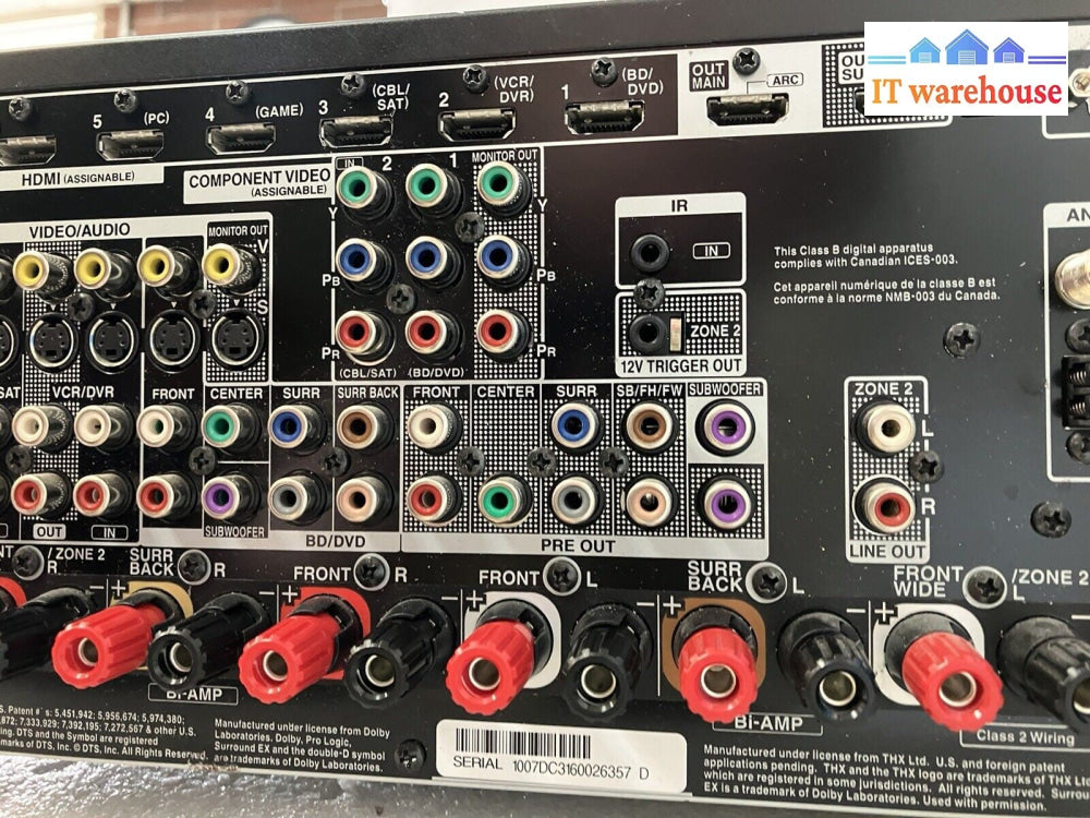~ONKYO TX-NR709 7.2 Channel THX 250W Network A/V Receiver Bundle & Remote Tested