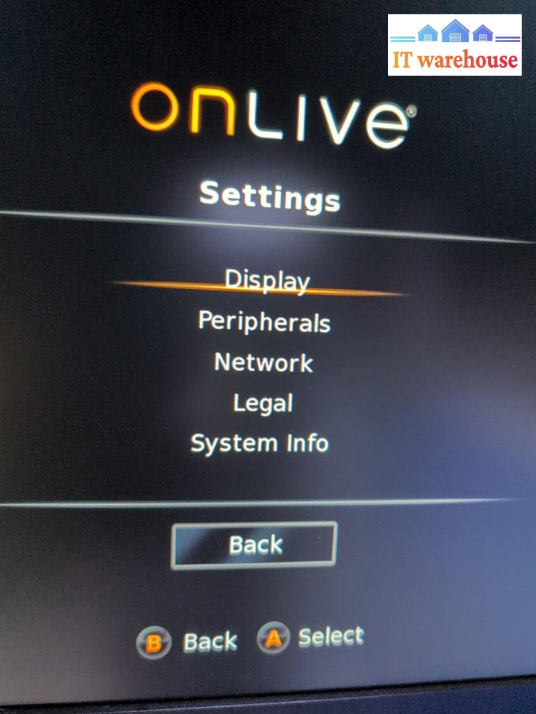 Onlive Streaming Game Console System with Accessories and Box -