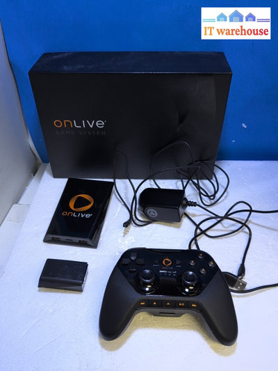 Onlive Streaming Game Console System with Accessories and Box -