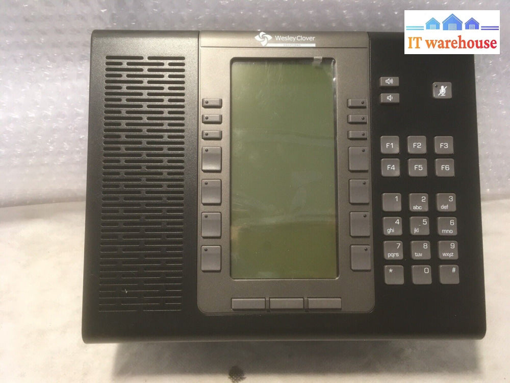 + Open Box Wesley Clover IP-8 Channel Speaker Mitel Turret stockbroker phone