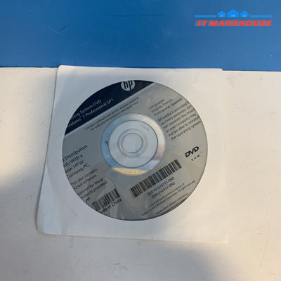 Operating System Windows 7 Pro HP Compaq DVD 670231-DN5